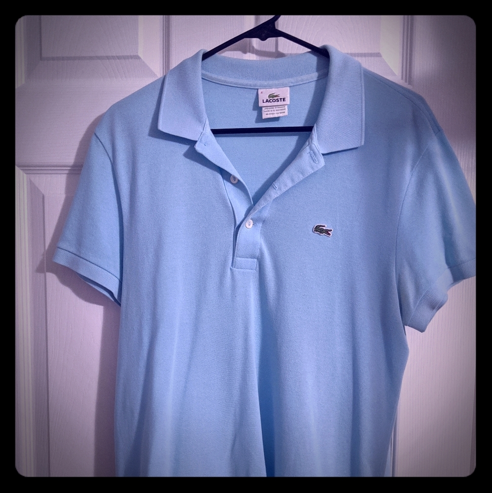 Men's Lacoste polo short sleeve size 4